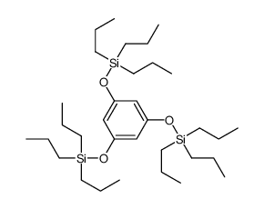 [3,5-bis(tripropylsilyloxy)phenoxy]-tripropylsilane Structure
