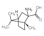 2-氨基-2-莰烷羧酸结构式