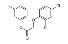 3-Methylphenyl (2,4-dichlorophenoxy)acetate Structure