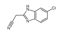 1H-Benzimidazole-2-acetonitrile,5-chloro-(9CI) structure