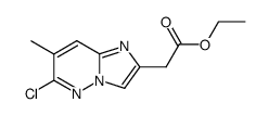Ethyl 6-chloro-7-methylimidazo[1,2-b]pyridazine-2-acetate Structure