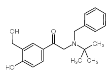 2-[(1,1-二甲基乙基)(苯基甲基)氨基]-1-[4-羟基-3-(羟基-甲基)苯基]乙酮沙丁胺醇结构式