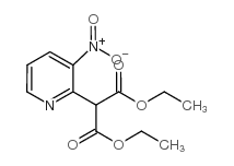 2-(3-硝基吡啶-2-基)丙二酸二乙酯结构式