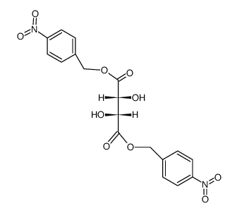 bis-p-nitrobenzyl tartrate Structure