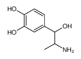 2-amino-1-(3,4-dihydroxyphenyl)propan-1-ol结构式