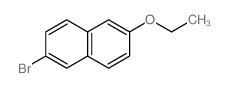 Naphthalene,2-bromo-6-ethoxy- Structure