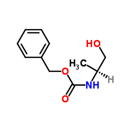 N-(苄氧基羰基)-L-丙氨醇结构式