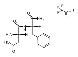 L-Aspartyl-L-phenylalanine amide trifluoroacetate Structure