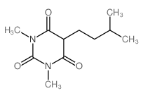 BARBITURIC ACID, 1,3-DIMETHYL-5-ISOPENTYL-结构式