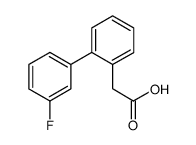 2-联苯-3-氟-乙酸结构式