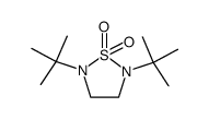 2,5-di-tert-butyl-[1,2,5]thiadiazolidine 1,1-dioxide结构式