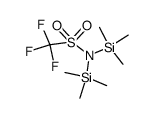 N,N-Bis(trimethylsilyl)trifluoromethanesulfonamide结构式