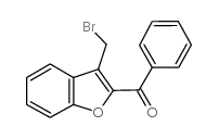 [3-(溴甲基)-1-苯并呋喃-2-基](苯基)-甲酮结构式