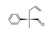 (R)-(-)-2-methyl-2-phenyl-4-pentenylaldehyde Structure