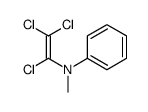 N-methyl-N-(trichloroethenyl)-Benzenamine结构式