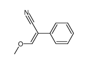 3-methoxy-2-phenylacrylonitrile Structure