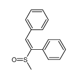 (E)-1-methylsulphinyl-1,2-diphenylethene Structure