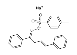 sodium salt of (E)-1,4-diphenyl-3-buten-1-one N-tosylhydrazone结构式