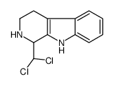 1-(dichloromethyl)-2,3,4,9-tetrahydro-1H-pyrido[3,4-b]indole结构式