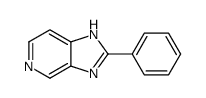 2-苯基-1H-咪唑并[4,5-C]吡啶结构式