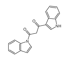 Indolylamide of β-keto-β-(3-indolyl)propionic acid结构式