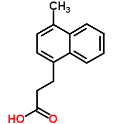3-(4-Methyl-1-naphthyl)propanoic acid Structure