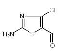2-Amino-4-chlorothiazole-5-carbaldehyde Structure