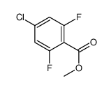 4-氯-2,6-二氟苯甲酸甲酯结构式