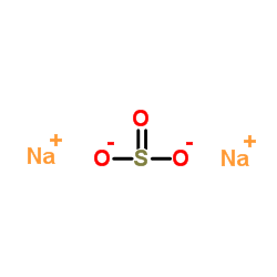 无水亚硫酸钠结构式