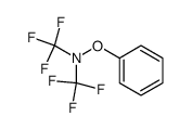 O-phenyl-N,N-bis(trifluoromethyl)hydroxylamine Structure