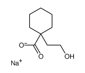 sodium,1-(2-hydroxyethyl)cyclohexane-1-carboxylate Structure