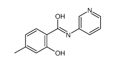 Benzamide, 2-hydroxy-4-methyl-N-3-pyridinyl- (9CI) Structure