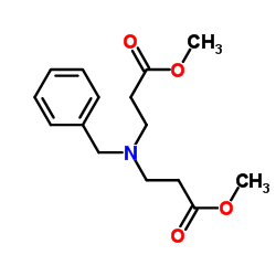 3-[苄基-(2-甲氧基羰基乙基)-氨基]-丙酸乙酯结构式