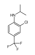 2-chloro-N-propan-2-yl-4-(trifluoromethyl)aniline Structure