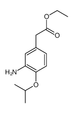 ethyl 2-(3-amino-4-propan-2-yloxyphenyl)acetate Structure