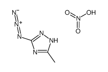 3-azido-5-methyl-1H-1,2,4-triazole,nitric acid结构式