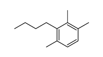 1-butyl-2,3,6-trimethylbenzene Structure