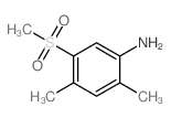 2,4-二甲基-5-(甲磺酰基)-苯胺结构式