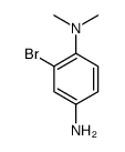 2-溴-N1,N1-二甲基苯-1,4-二胺结构式