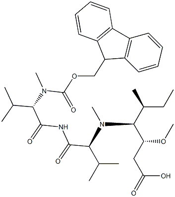 Fmoc-3VVD-OH structure