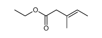 3ξ-methyl-pent-3-enoic acid ethyl ester Structure