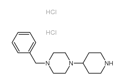 4-(1-苄基哌嗪)哌啶二盐酸盐结构式