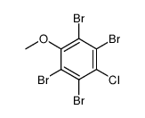 4-chloro-2,3,5,6-tetrabromoanisole Structure