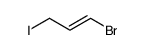 1-bromo-3-iodoprop-1-ene Structure