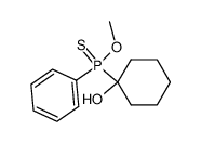 O-methyl phenyl-α-hydroxycyclohexylthiophosphinate结构式