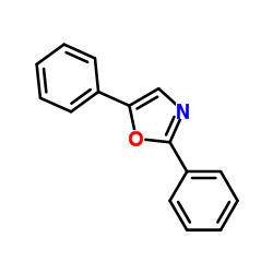 2,5-二苯基噁唑结构式