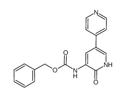 benzyl (6-oxo-1,6-dihydro-[3,4'-bipyridin]-5-yl)carbamate结构式