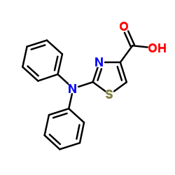2-(Diphenylamino)-1,3-thiazole-4-carboxylic acid Structure