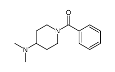 [4-(dimethylamino)piperidin-1-yl]-phenylmethanone结构式