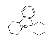 1-(2-Cyclohexyl-phenyl)-cyclohexanol-(1)结构式